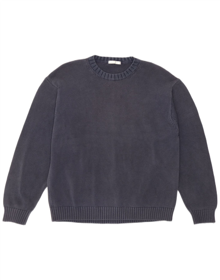 Marks & Spencer Ανδρικό πουλόβερ με λαιμόκοψη St. Michael Crew XL Blue Classic