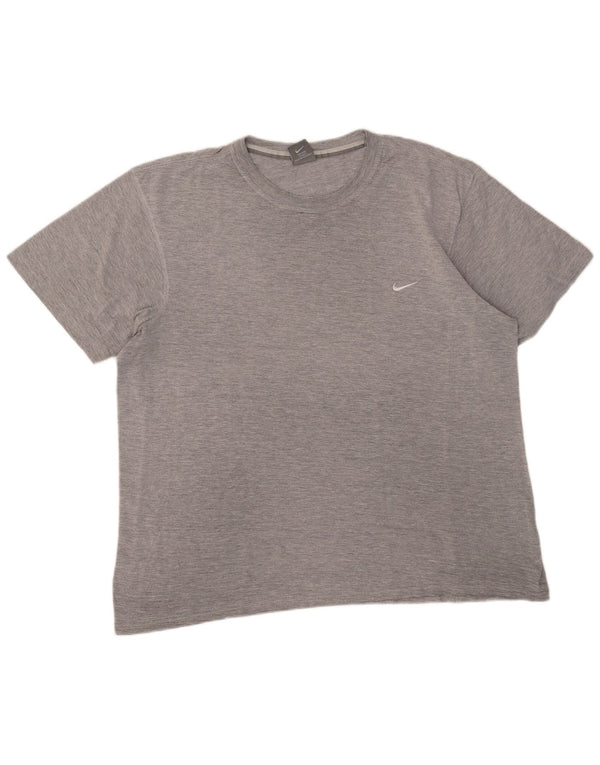 Ανδρικό T-Shirt Nike τοπ UK 45/47 XL με γκρι φλύκταινες