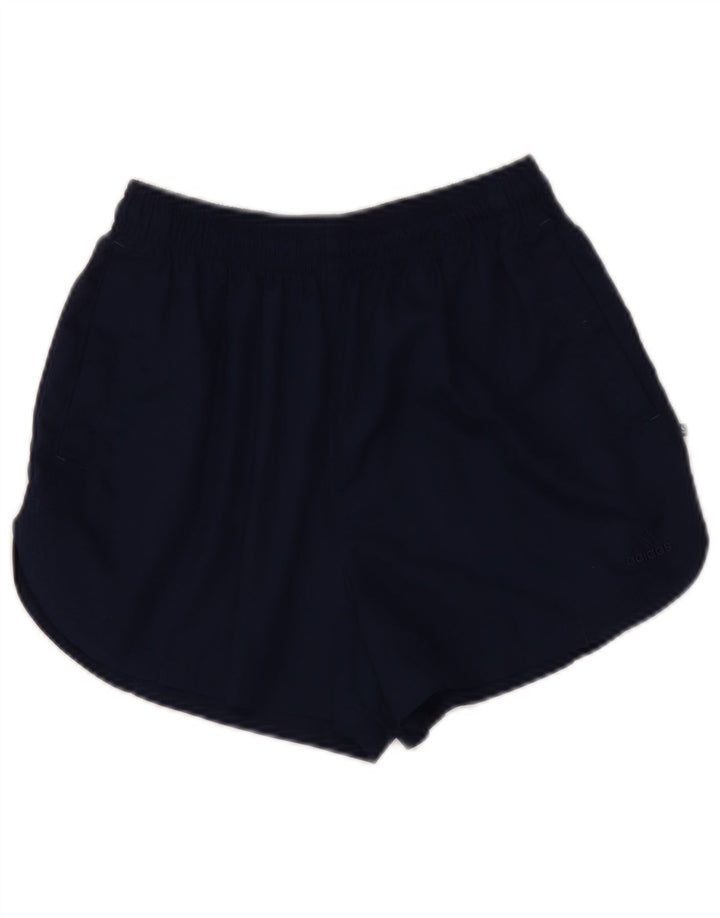 Γυναικείο αθλητικό σορτς Adidas UK 12 Medium Navy Blue Polyester