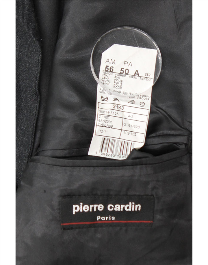 Pierre Cardin Ανδρικό τζάκετ με 3 κουμπιά σακάκι IT 50 μεγάλο γκρι μαλλί