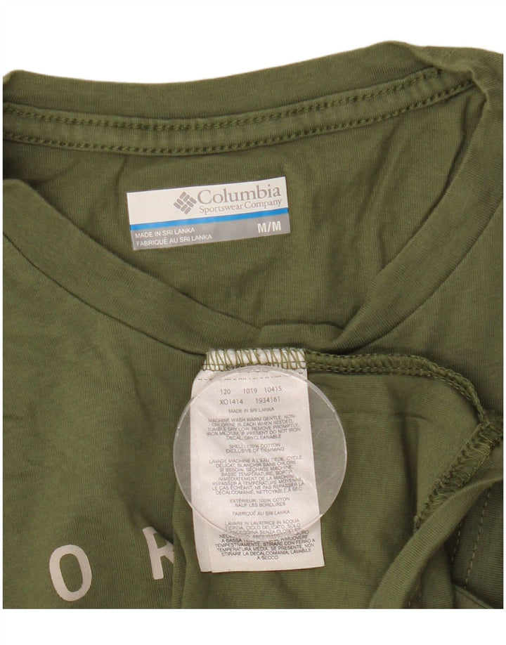 Ανδρικό γραφικό T-Shirt Columbia Top Medium Khaki Cotton