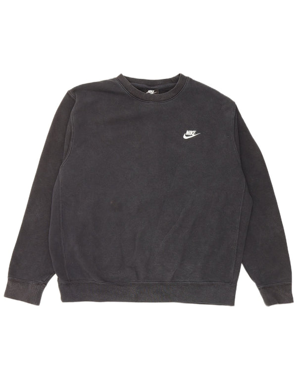Ανδρικό φούτερ NIKE Jumper μεγάλο μαύρο βαμβακερό