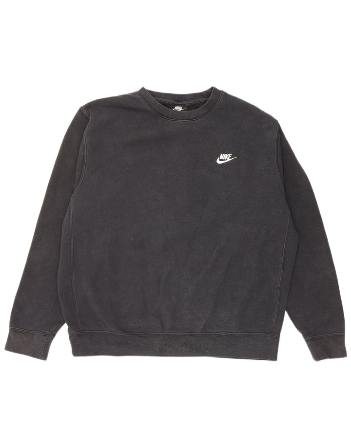 Ανδρικό φούτερ NIKE Jumper μεγάλο μαύρο βαμβακερό