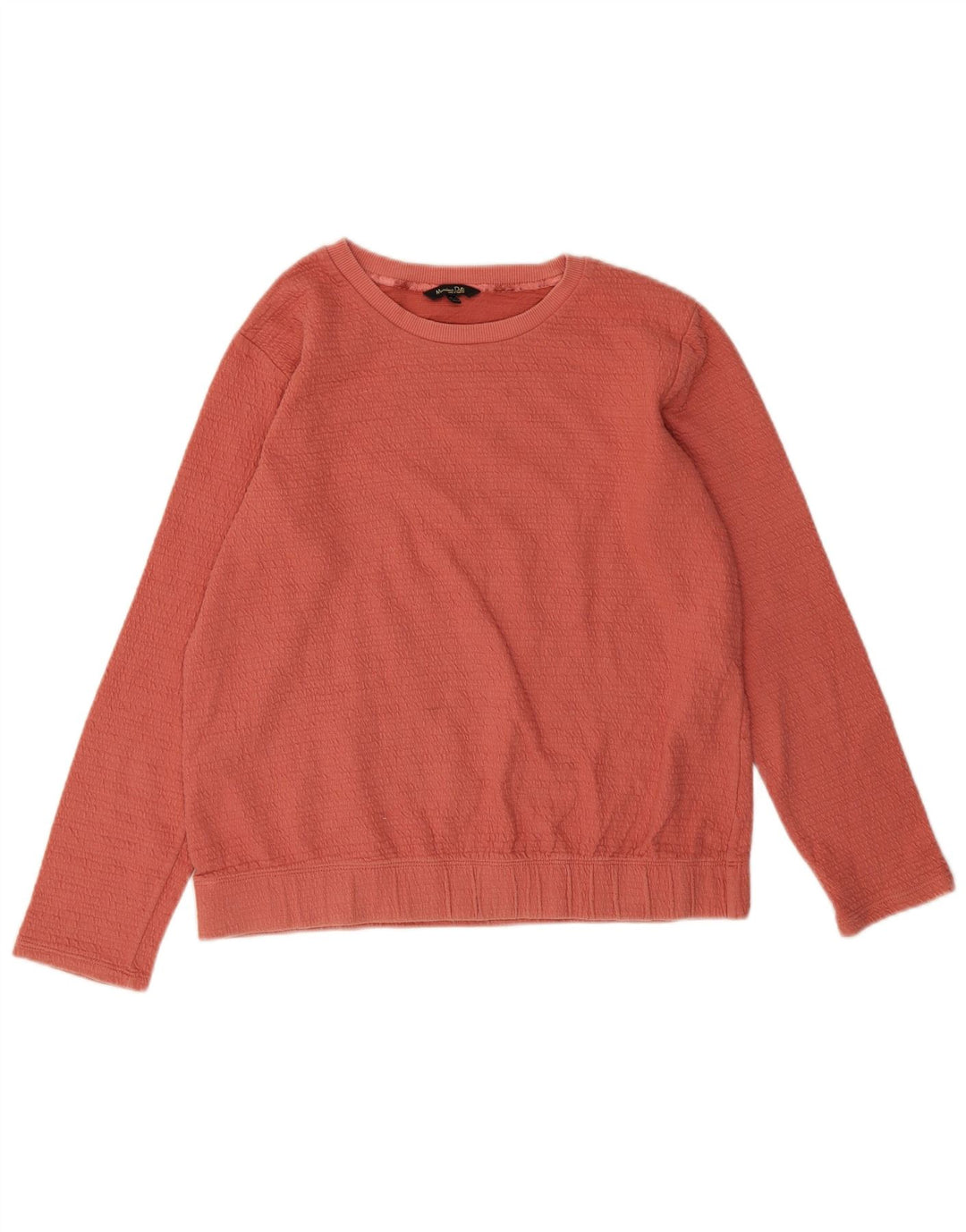 Γυναικείο φούτερ Massimo Dutti Jumper UK 14 Μεσαίο πορτοκαλί βαμβακερό