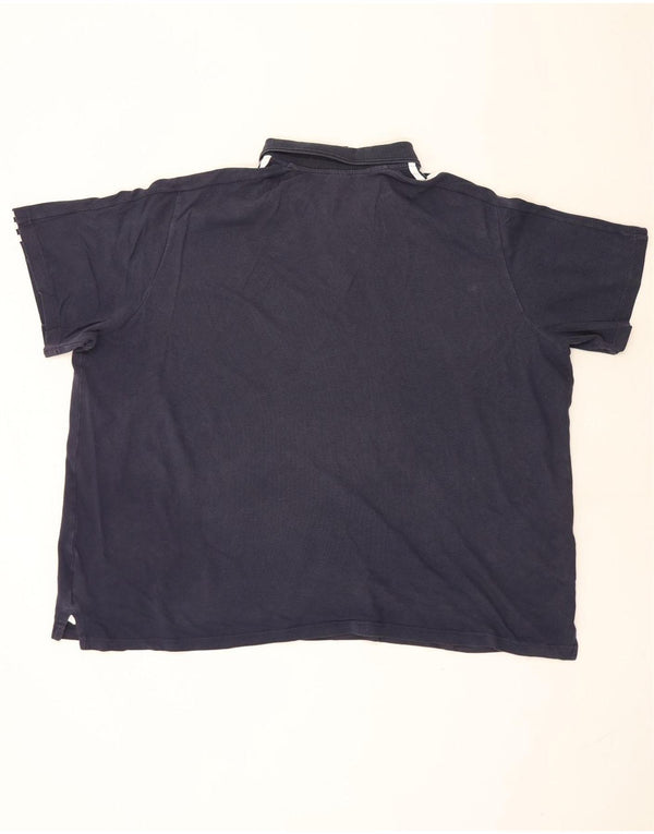 Ανδρικό μπλουζάκι Adidas Polo 3XL Navy Blue από βαμβάκι