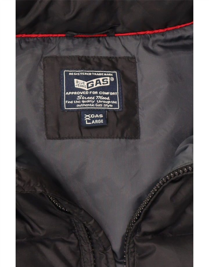 GAS Ανδρικό padded Gilet UK 44 2XL Μαύρο