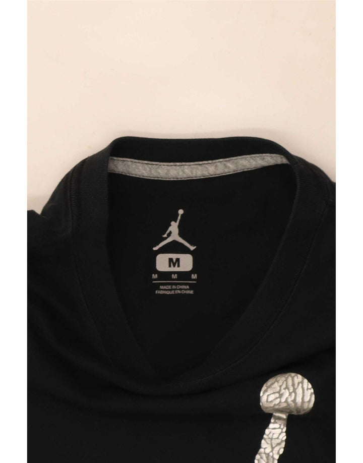 Ανδρικό γραφικό μπλουζάκι Jordan Top Medium Μαύρο