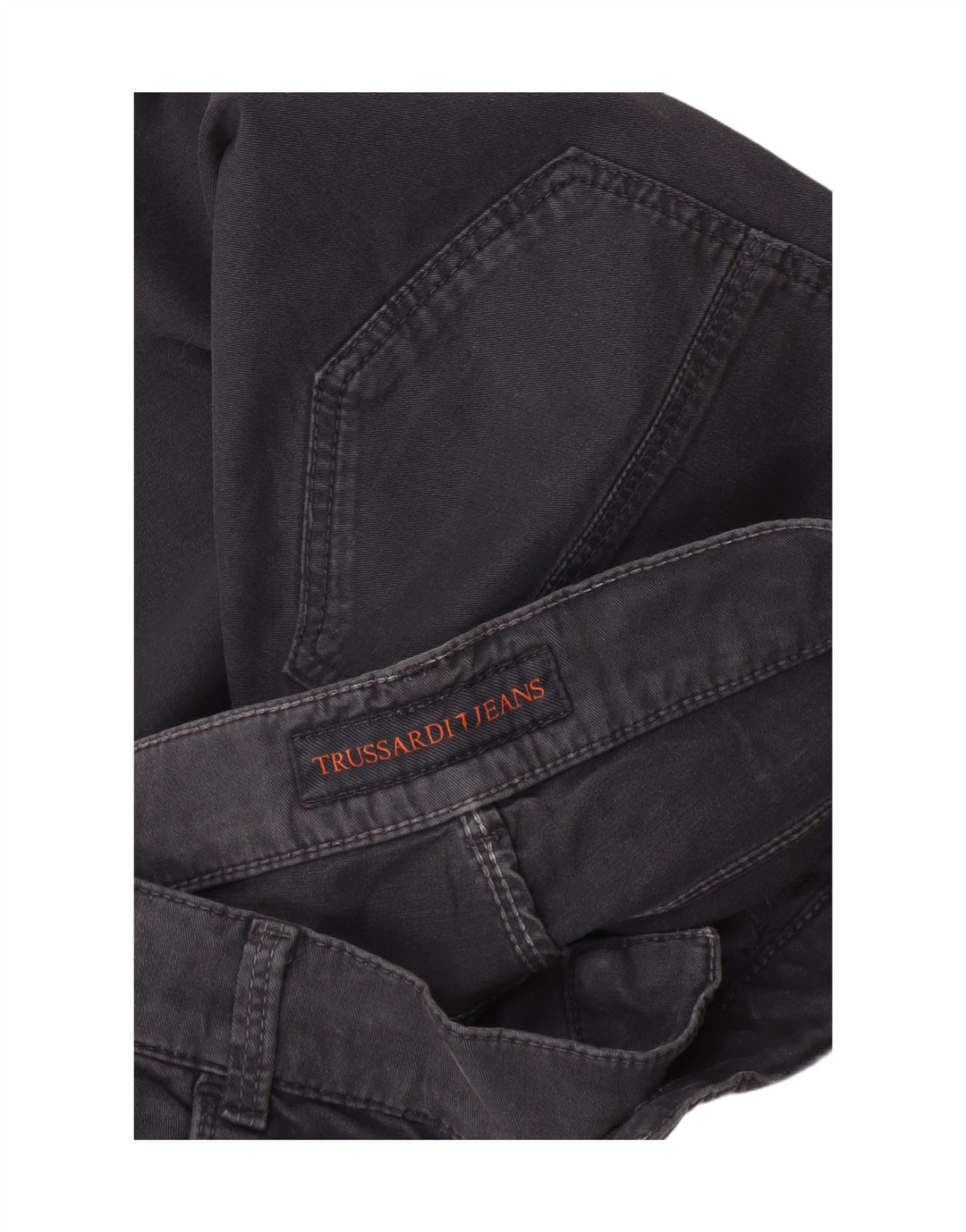 Trussardi Ανδρικό Slim Casual Παντελόνι W32 L34 Γκρι