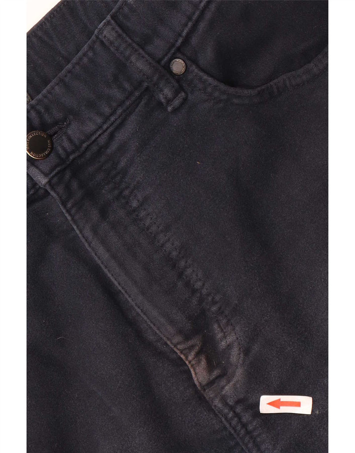 Ανδρικό καθημερινό παντελόνι Marks & Spencer W36 L29 Navy Blue Cotton