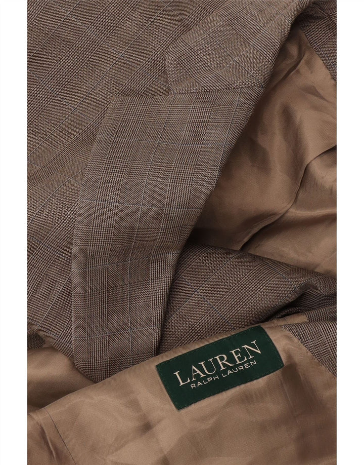 RALPH LAUREN Ανδρικό σακάκι με 2 κουμπιά σακάκι UK 40 Large Grey Check