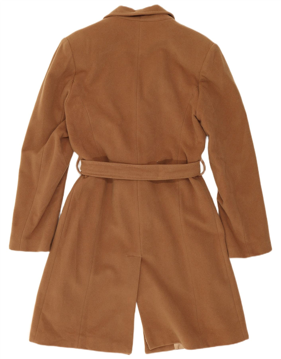 Vintage Γυναικείο Παλτό IT 48 XL Καφέ Μαλλί