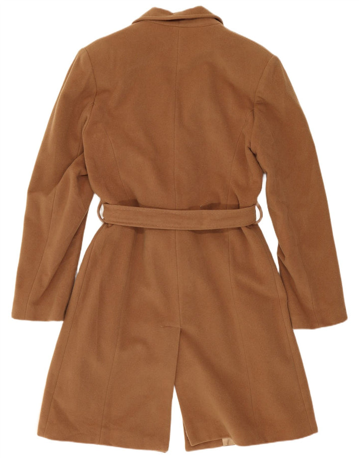 Vintage Γυναικείο Παλτό IT 48 XL Καφέ Μαλλί