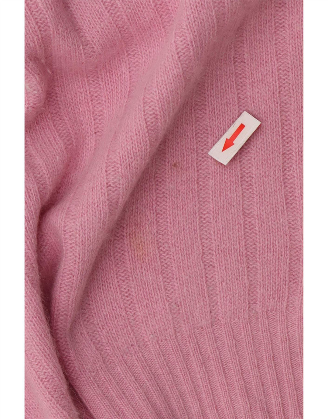 Vintage γυναικείο πουλόβερ με ρολό λαιμόκοψη UK 14 Medium Pink