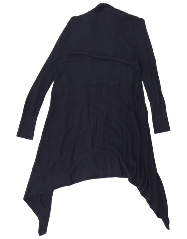 Marks & Spencer Γυναικείο Longline ανοιχτό πουλόβερ ζακέτα UK 16 Large Navy Blue
