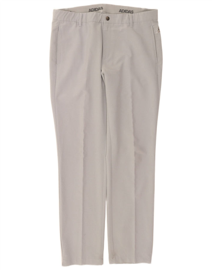 Ανδρικό ίσιο παντελόνι Chino Adidas W36 L34 Γκρι Πολυεστέρας