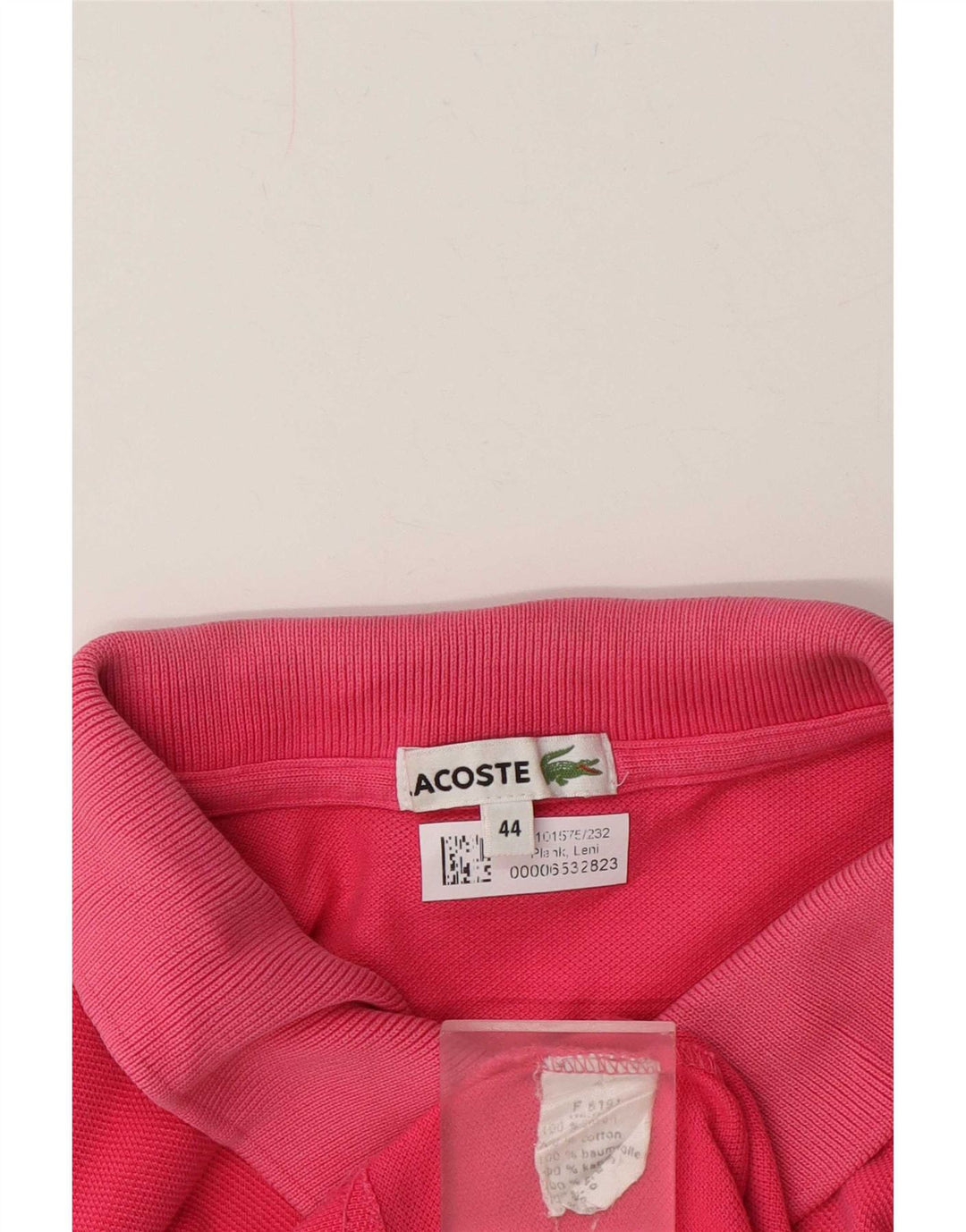 Γυναικείο πουκάμισο Polo Lacoste Νούμερο 44 Μεσαίο Ροζ Βαμβακερό