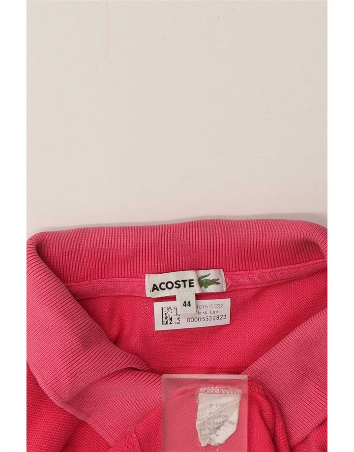 Γυναικείο πουκάμισο Polo Lacoste Νούμερο 44 Μεσαίο Ροζ Βαμβακερό