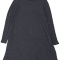 Marks & Spencer Γυναικείο φόρεμα άλτης UK 12 Medium Navy Blue Polyester