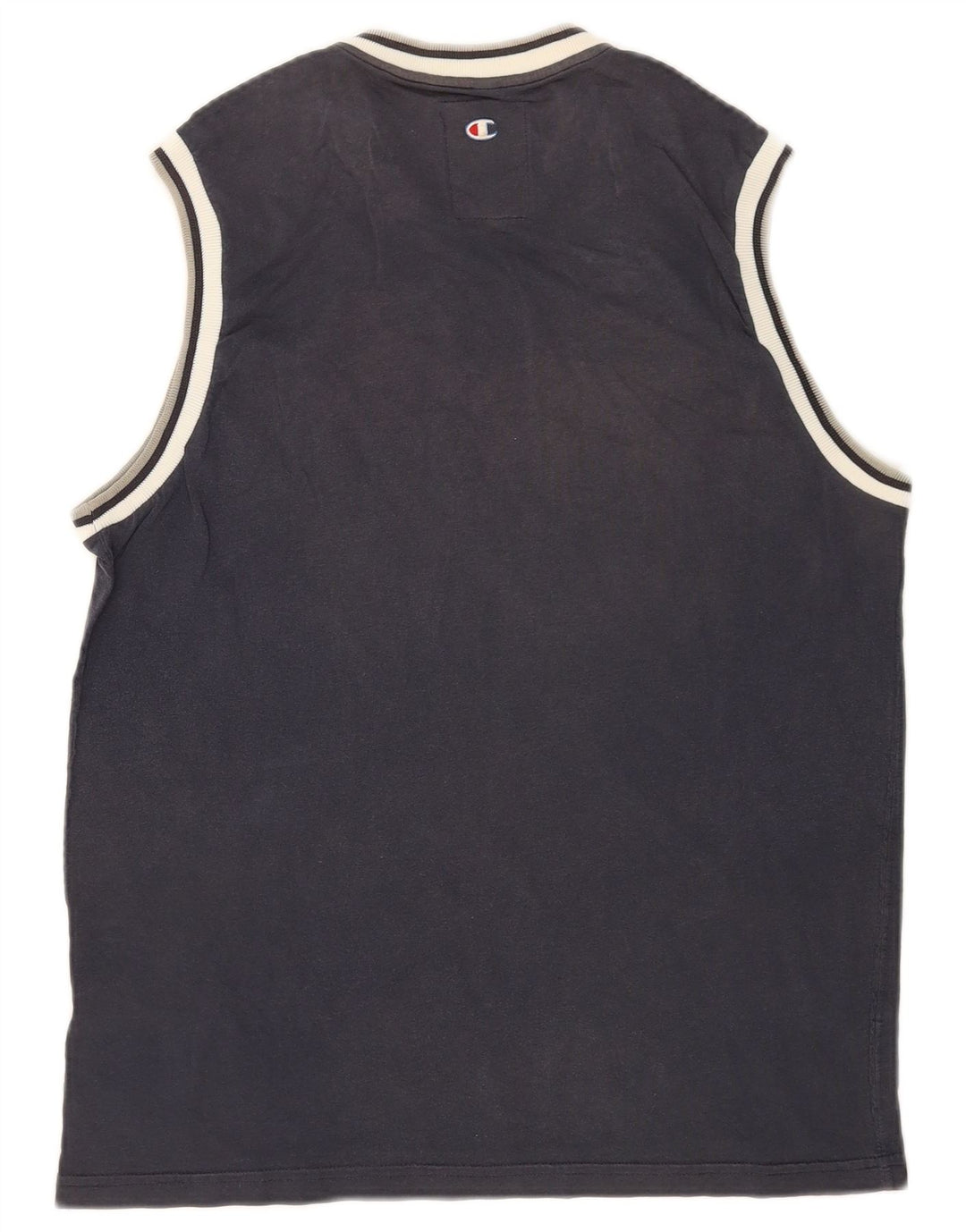 Champion Mens New York University Graphic Vest Top Medium Navy Blue