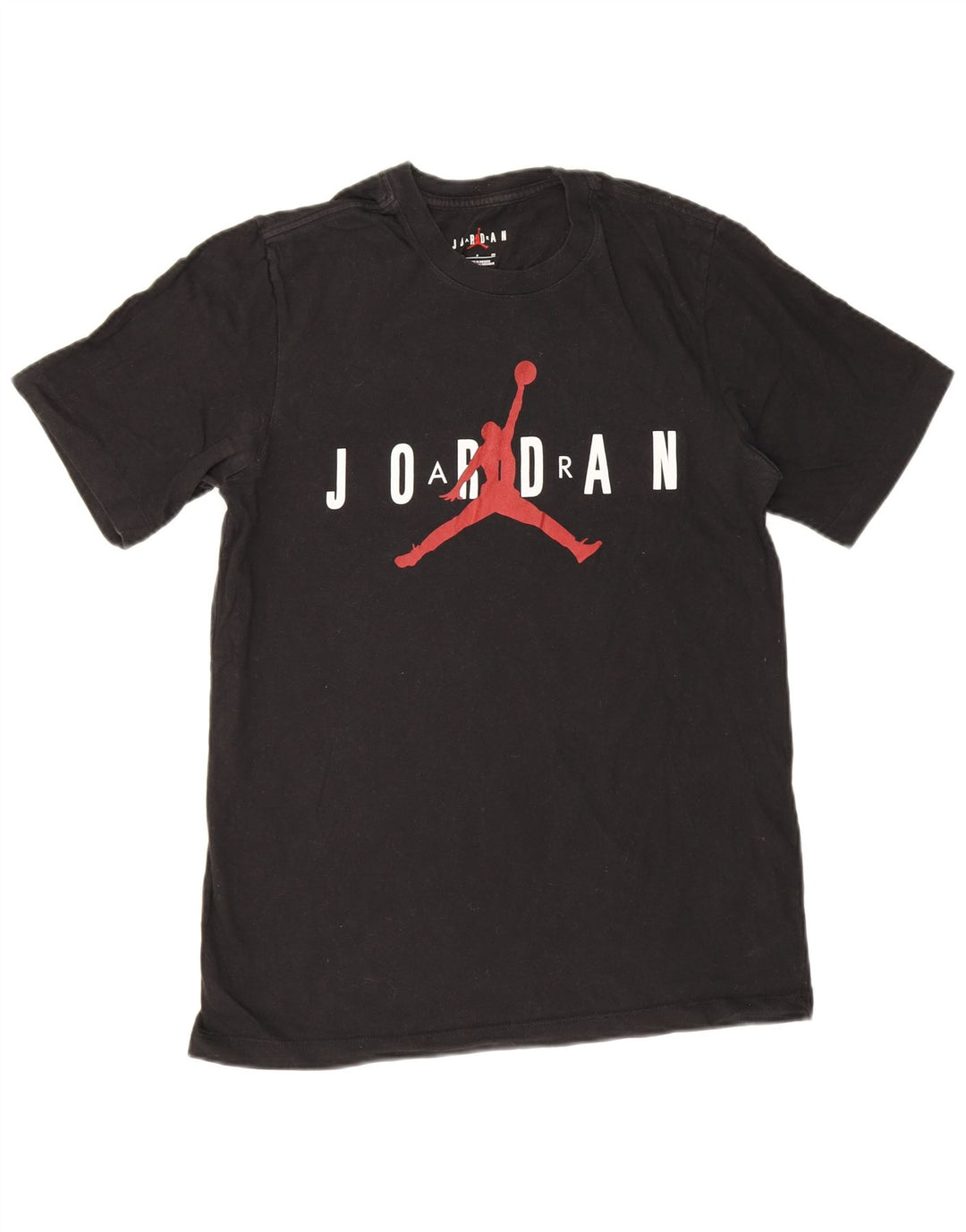 Jordan Ανδρικό γραφικό T-Shirt Top Μικρό μαύρο βαμβακερό