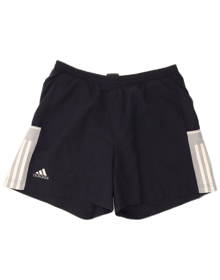 Ανδρικό αθλητικό σορτς Adidas, μεσαίο μπλε ναυτικό, πολυεστέρας