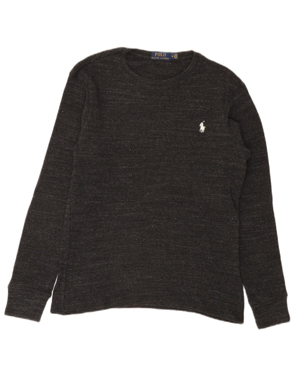 Polo Ralph Lauren ανδρικό τοπ μακρυμάνικο βαμβακερό μεσαίο γκρι