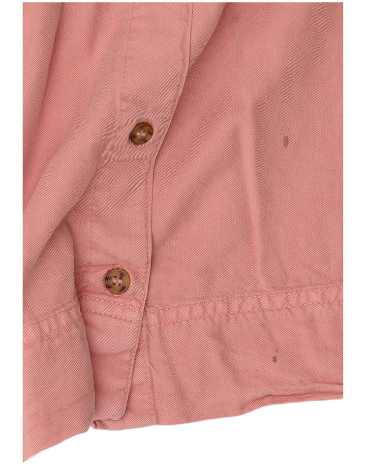 Topshop Γυναικείο πουκάμισο Oversized UK 10 Small Pink Lyocell