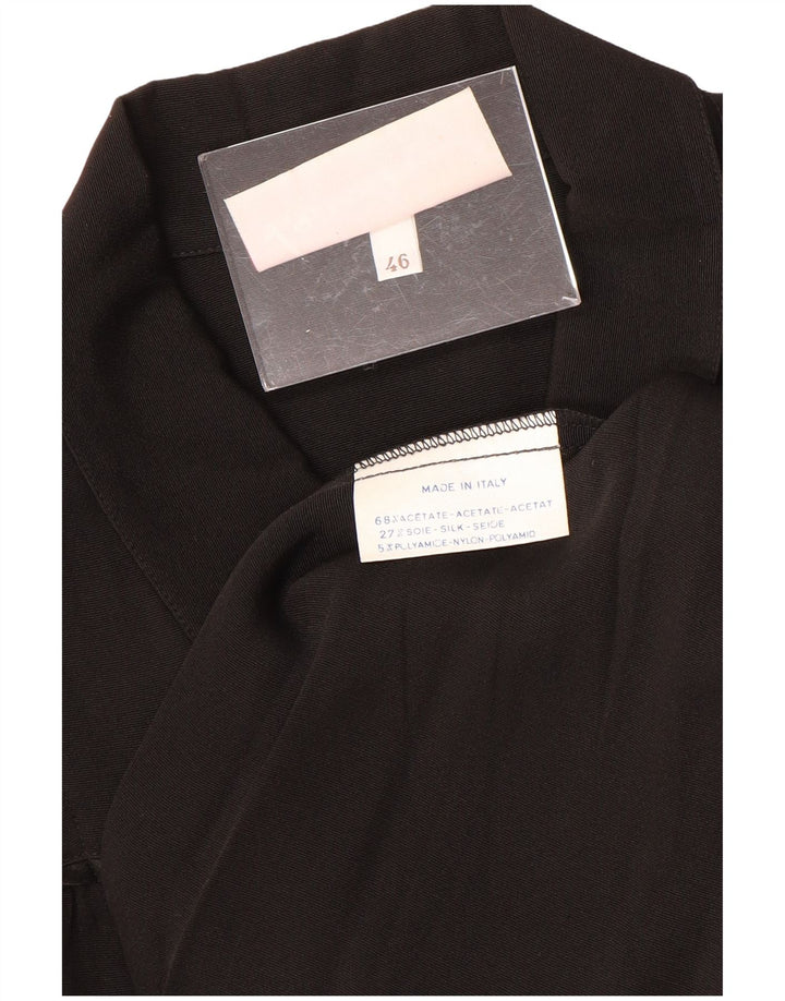Γυναικείο παλτό LAURA BIAGIOTTI IT 46 Large Black Acetate