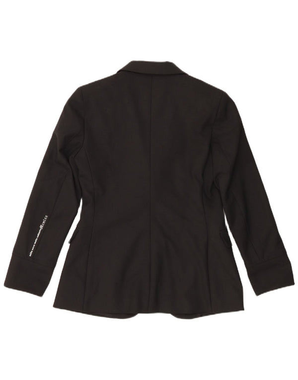 Seventy Womens 1 Button Blazer Jacket UK 14 Medium Black