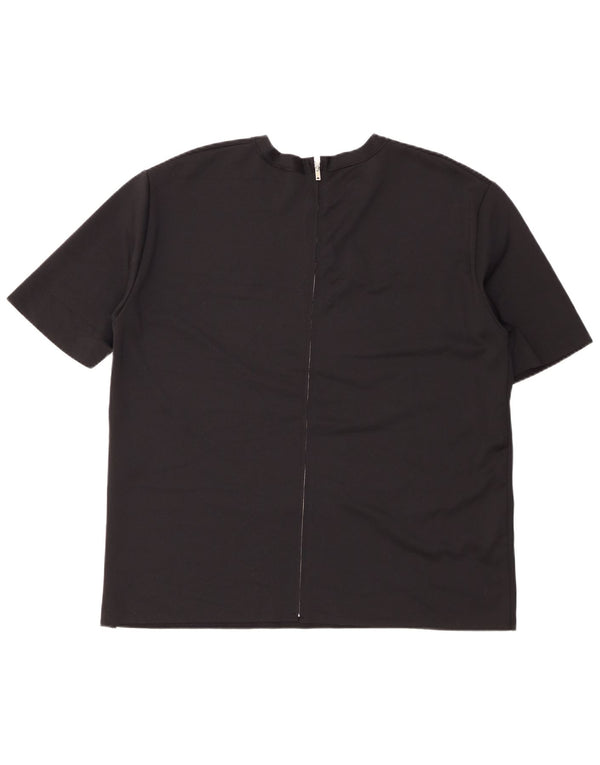 Zara Γυναικείο T-Shirt Top UK 16 Large Black