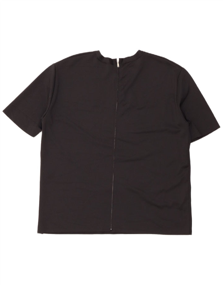 Zara Γυναικείο T-Shirt Top UK 16 Large Black