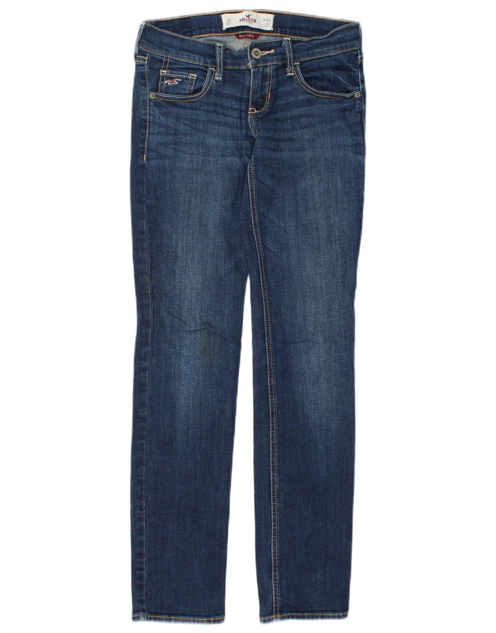HOLLISTER Γυναικείο Stretch Slim Jeans US 0 XS W24 L31 Μπλε βαμβακερό