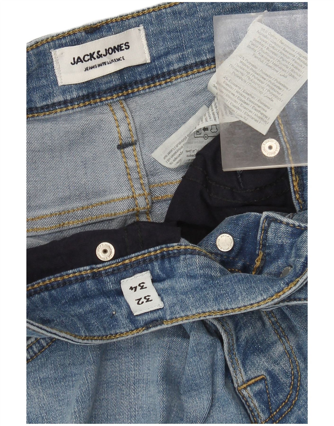Jack & Jones Ανδρικό Slim Jeans W32 L29 Μπλε βαμβακερό