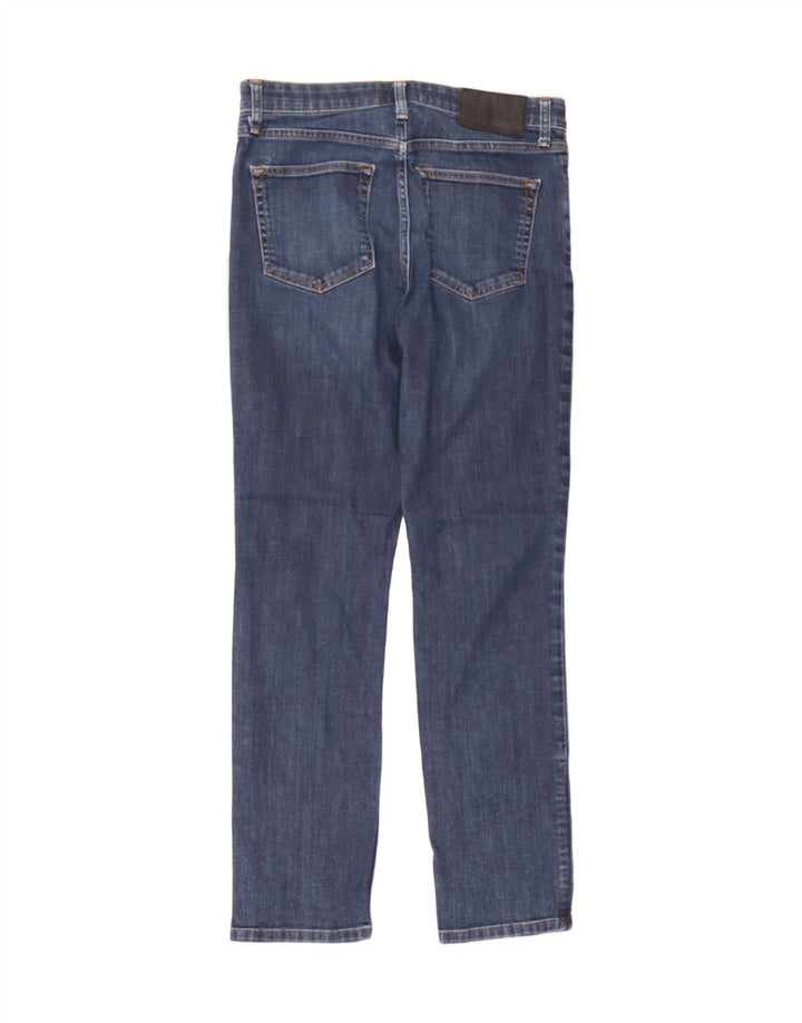 EDDIE BAUER Mens Slim Jeans W32 L32 Navy Blue Cotton Vintage Eddie Bauer and Second-Hand Eddie Bauer from Messina Hembry 