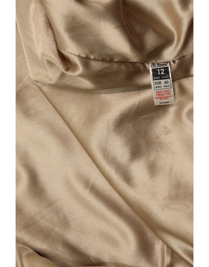 St. Bernard Γυναικείο Δερμάτινο Μπουφάν UK 12 Medium Beige Leather