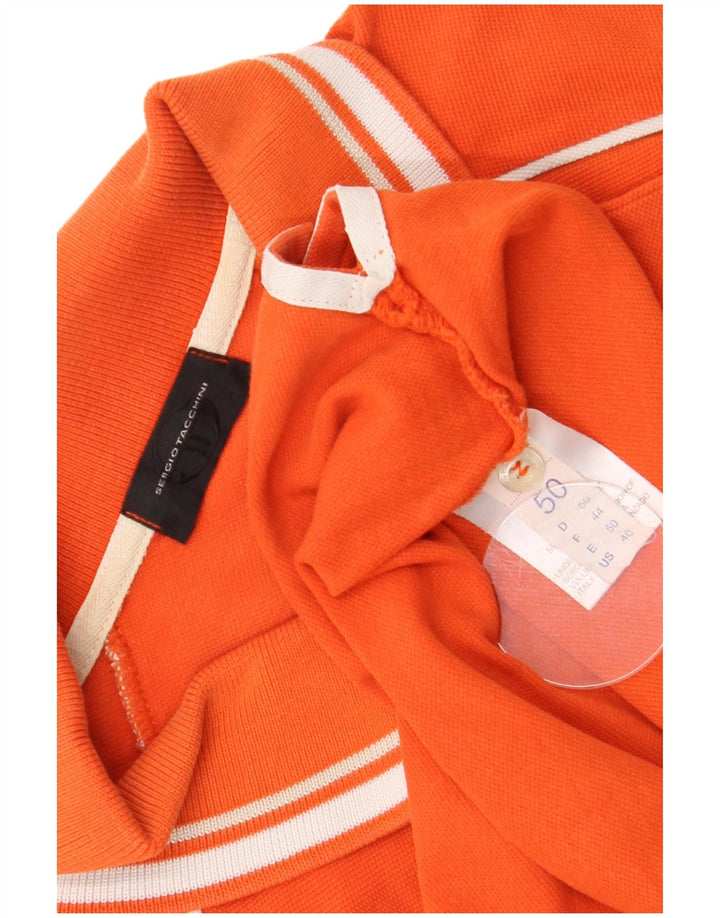 Ανδρικό μπλουζάκι πόλο Sergio Tacchini EU 50, μεσαίο πορτοκαλί, βαμβακερό