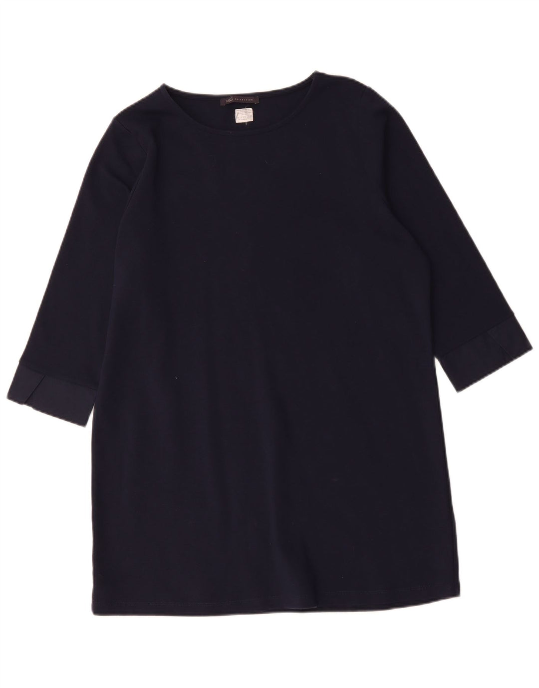 Marks & Spencer Γυναικείο φόρεμα 3/4 με μανίκια UK 16 Large Navy Blue Classic