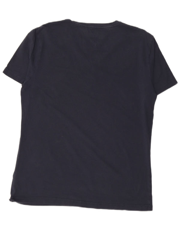 TOMMY HILFIGER Ανδρικό T-Shirt Top 2XL Navy Blue Cotton