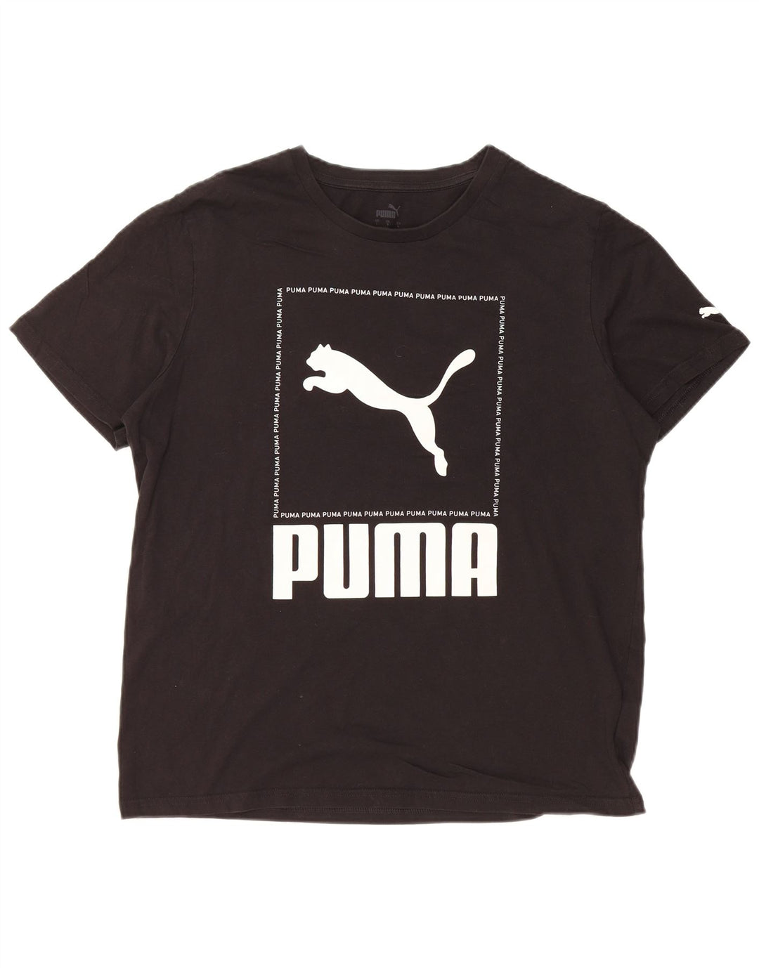 Ανδρικό γραφικό T-Shirt PUMA Top Large Μαύρο Βαμβακερό
