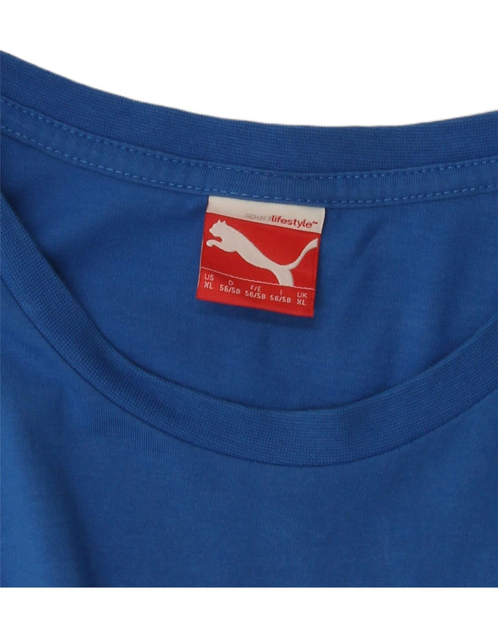 Ανδρικό γραφικό T-Shirt PUMA Top XL Blue