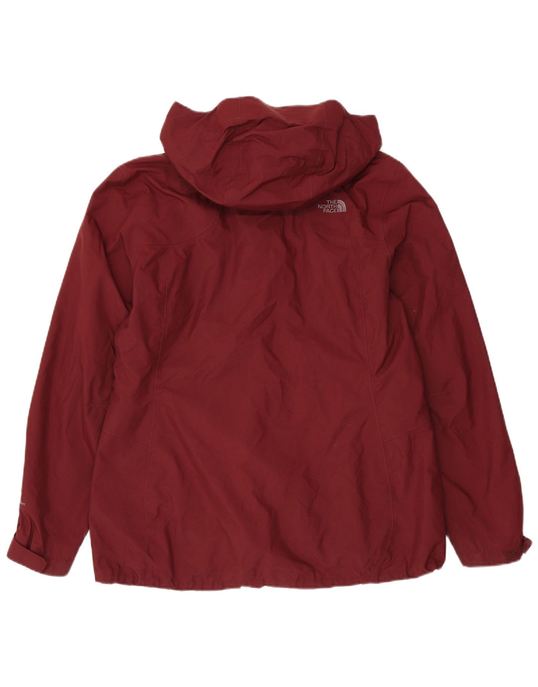 THE NORTH FACE Γυναικείο μπουφάν βροχής με κουκούλα UK 18 XL Maroon Nylon