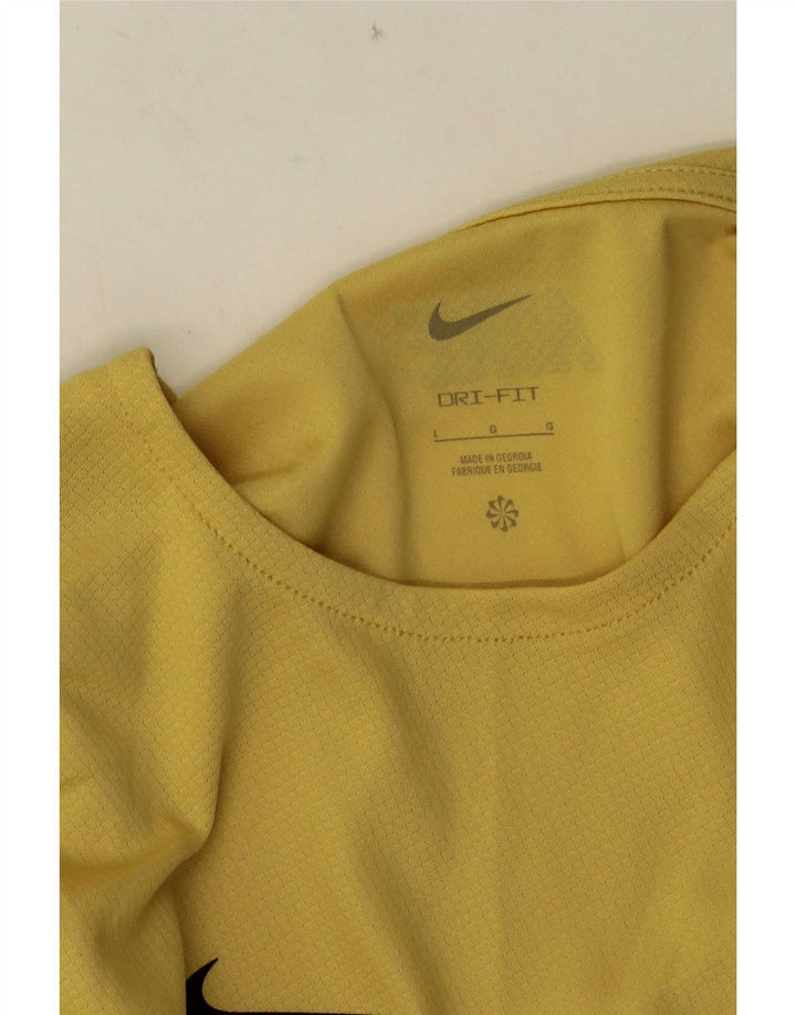 Ανδρικό μπλουζάκι Nike Dri Fit Top Large Yellow