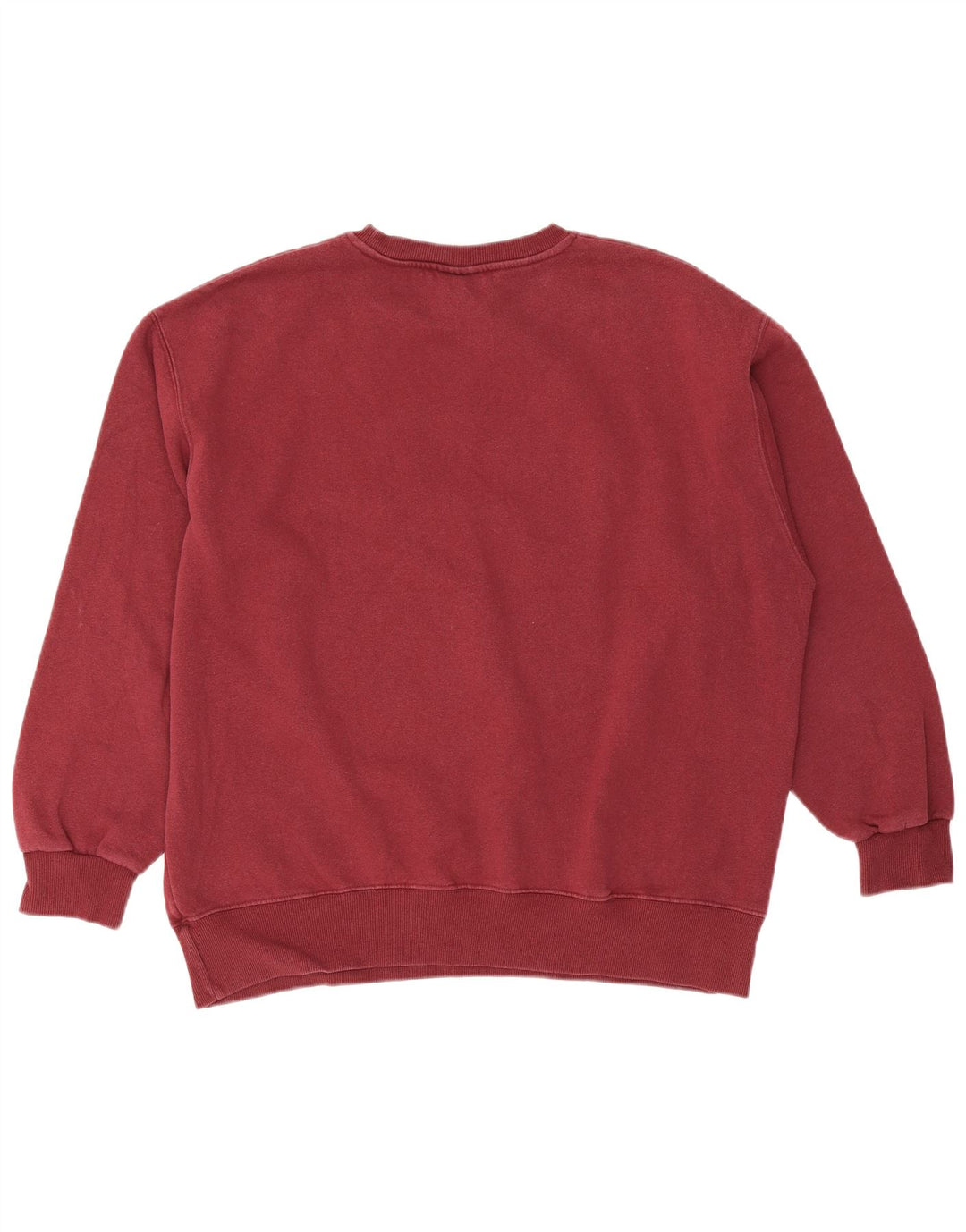 Pull & Bear Γυναικεία γραφική μπλούζα μεγάλου μεγέθους Jumper UK 16 Large Maroon