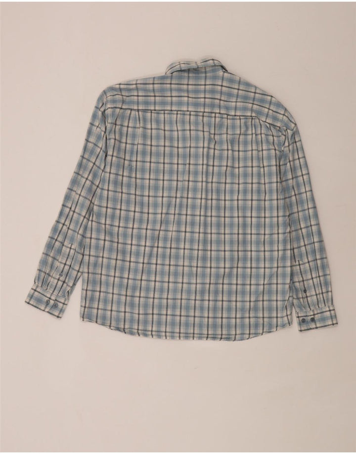 Ανδρικό πουκάμισο Wrangler XL Blue Check