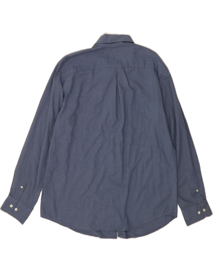 DOCKERS Mens Shirt Size 16 1/2 Large Blue Cotton Vintage Dockers and Second-Hand Dockers from Messina Hembry 