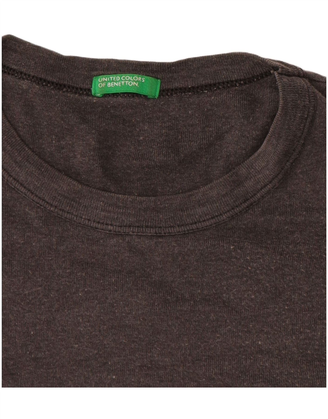 Γυναικείο γραφικό μπλουζάκι Benetton Top UK 16 Large Grey