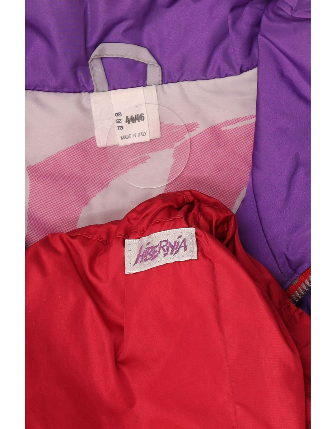 Vintage γυναικείο μπουφάν υπερμεγέθους σκι IT 44/46 Medium Red Colourblock