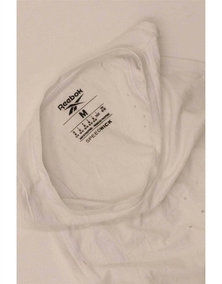 Reebok Γυναικείο Γιλέκο Τοπ UK 12/14 Medium White