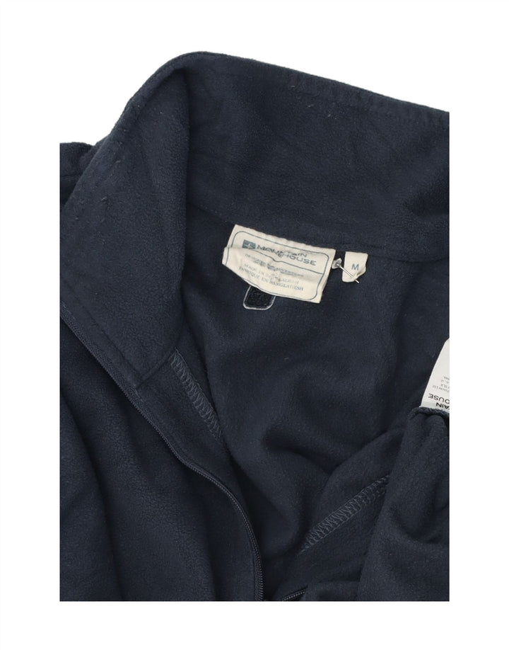 Ανδρική αποθήκη Mountain Warehouse με φερμουάρ Fleece Jumper Medium Navy Blue Polyester