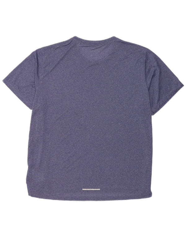 Ανδρικό T-shirt Nike Dri Fit Top 2XL Navy Blue Polyester